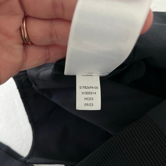 Athleta Brooklyn Ankle Activewear Pant in Black Gloss Stripe, Size 0 Tall - Picture 10 of 13